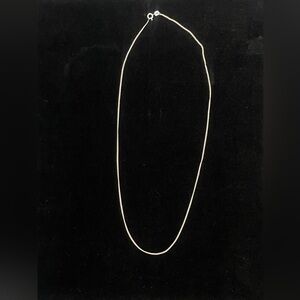 ITALY 925 Sterling Silver DAINTY LINK Necklace 16” NWOT!  Great gift !